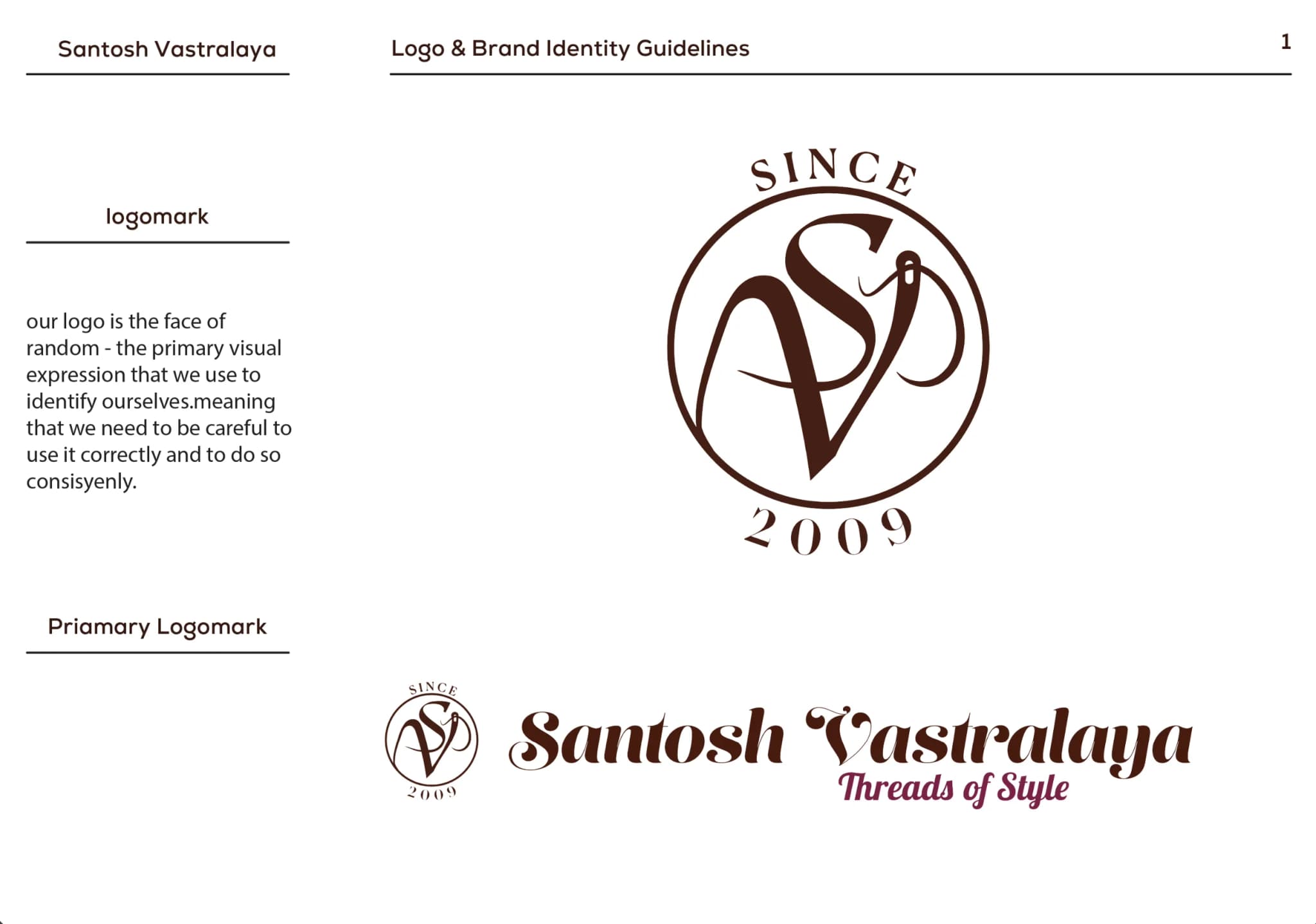 Branding & Identity website
